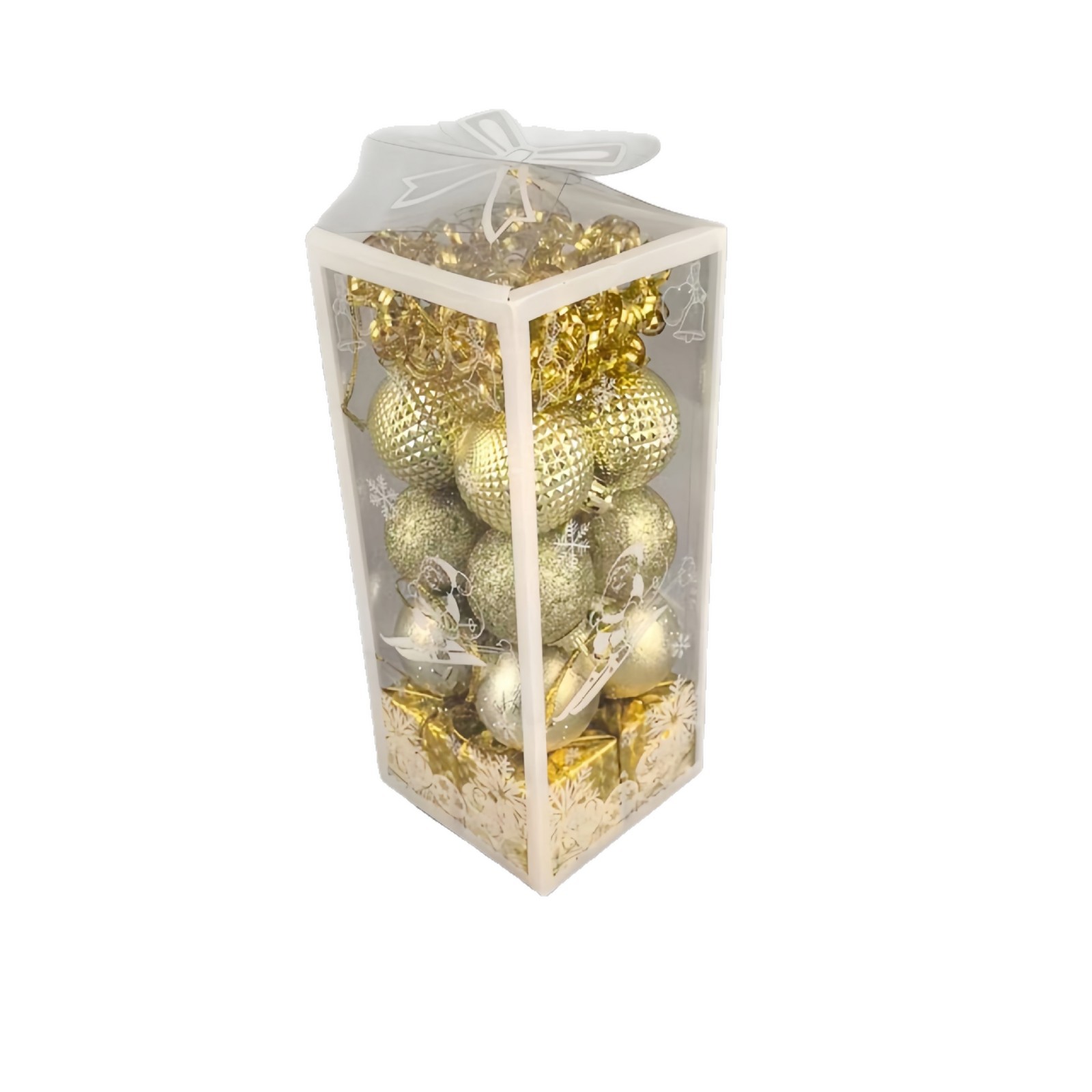 Nuevos adornos de Navidad transfronterizos colgantes bolas de Navidad set bolas de Navidad colgantes de árbol de Navidad caja de regalo bolas de Navidad P