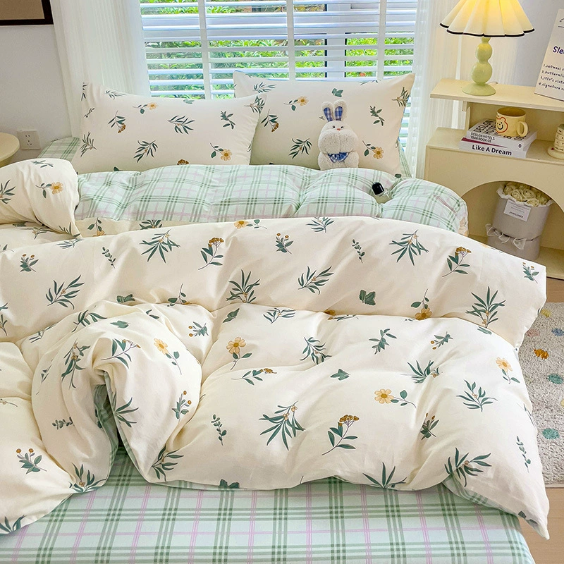 Хлопковое одеяло в японском стиле без печати