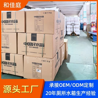 厕所水箱定制 卫生间手按式全新PP料蹲坑挂墙式2-6L厕所水箱工厂