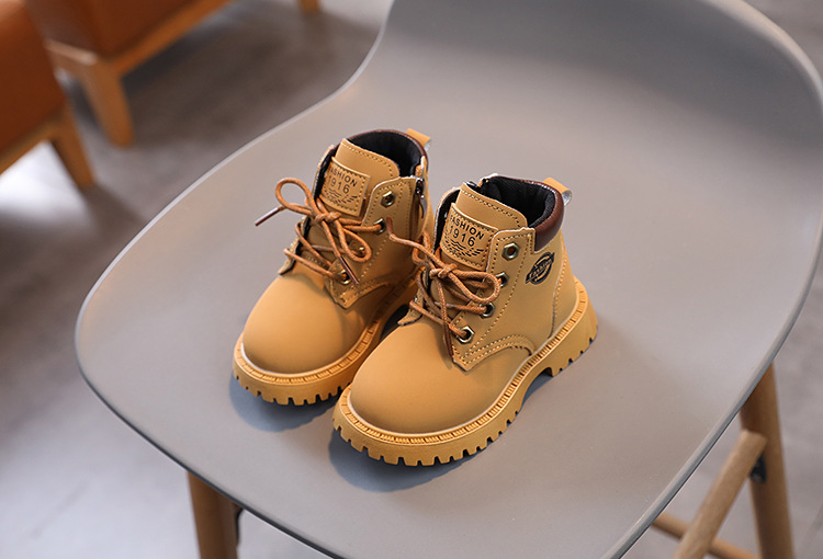 Boys' Martin 2023 Korean Edition Autumn New Walk Short Boots Small, Medium, and Large Children's Soft_voghion.com