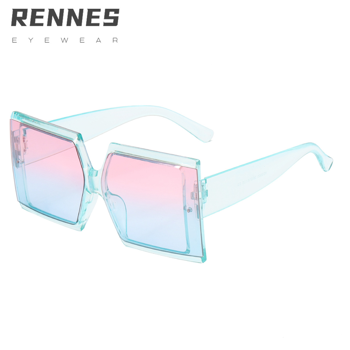 2021 nueva moda personalizada gafas de sol de Marco grande cómodo elegante marco cuadrado sol sombra gafas de sol de moda