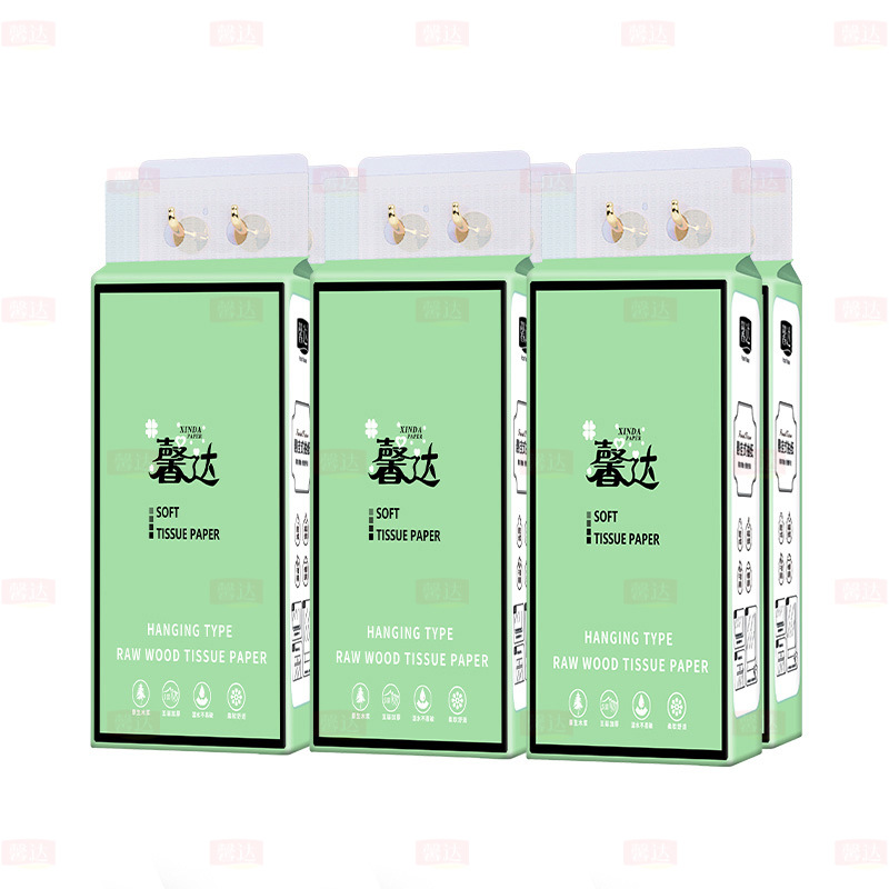 1280 papel de extracción colgado en la pared, bolsas grandes colgadas de toallas domésticas colgadas en la pared, servilletas sanitarias, caja de pulpa de madera nativa
