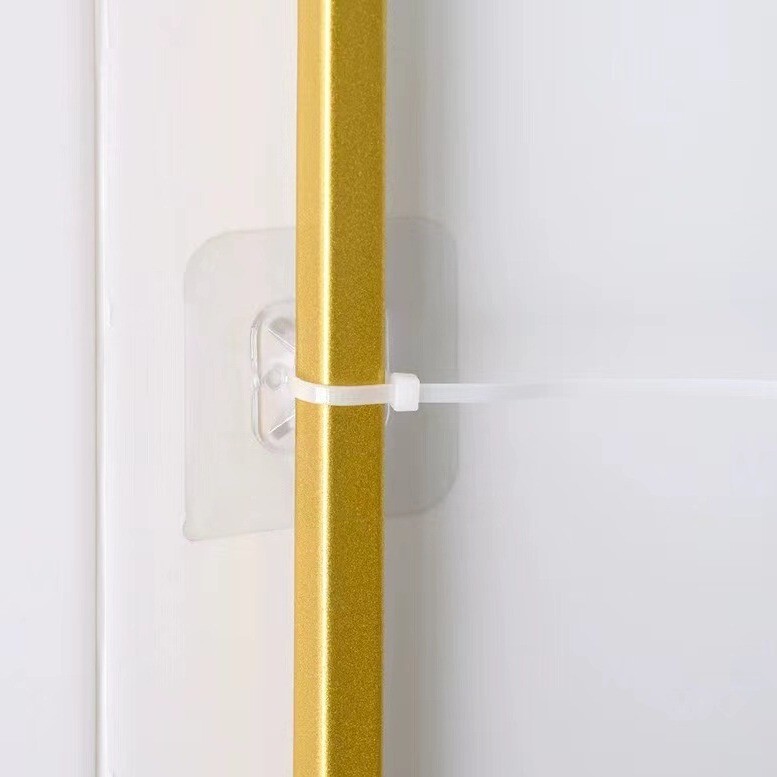 Hook Adhesive Hook Cable Organizer Fixed Sticker Self-Adhesive Cable Tie Clip Fixed Wire Cabinet Anti-Tip Fixer