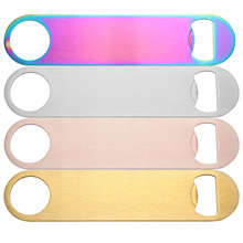 跨境不锈钢直板开瓶器便捷开酒器起子啤酒开盖启瓶器啤酒开瓶器