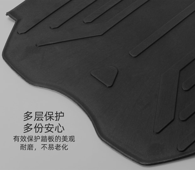 Special calf F100/F200/F4/F400T electric car mat waterproof non-slip pedal rubber mat accessories