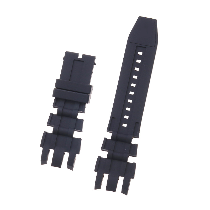 硅胶橡胶表带适用于INVICTA英弗他Reserve系列26mm黑色配件男表带|ms