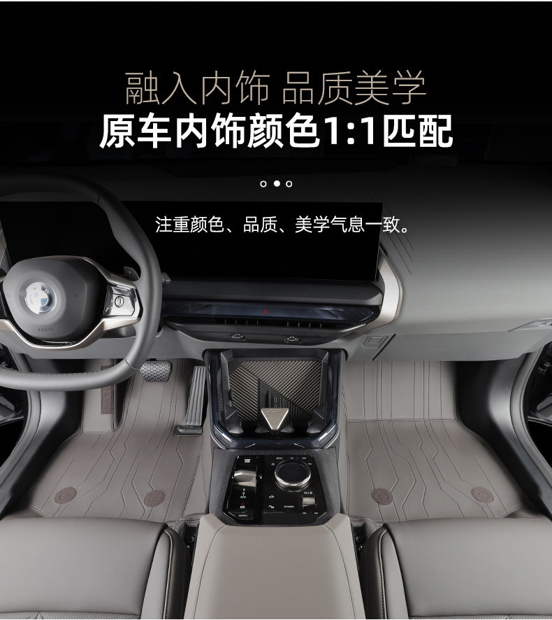 Suitable for BMW X1, X3, X5, M4, X7, I3 series, 2 series, 5 series, 7 series, 360 aviation soft wrap full coverage car floor mats