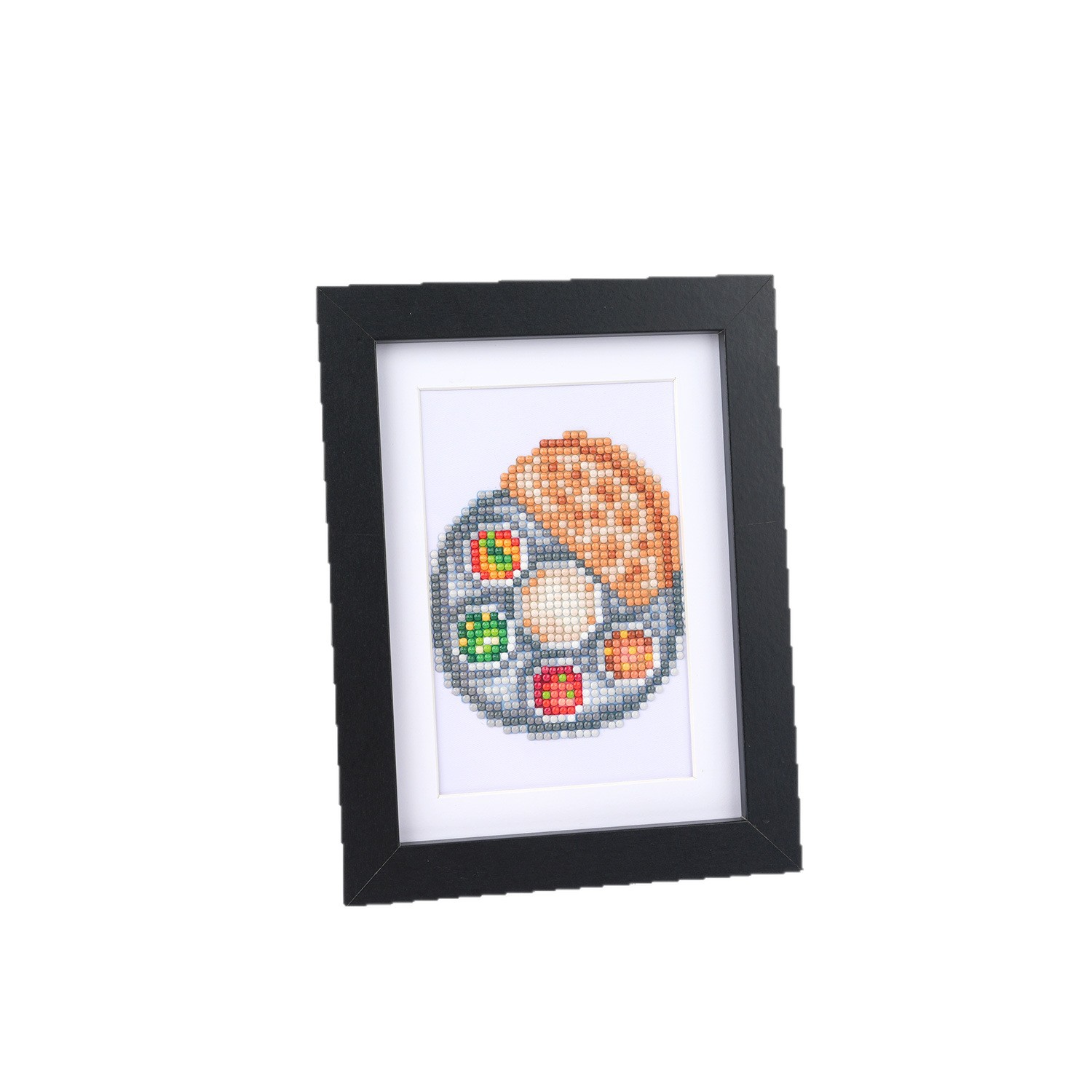 Diamante transfronterizo 5D pintado 5 * 7 pulgadas sin marco comida tradicional hamburguesa patatas fritas bebidas frutas independientes estaciones calientes