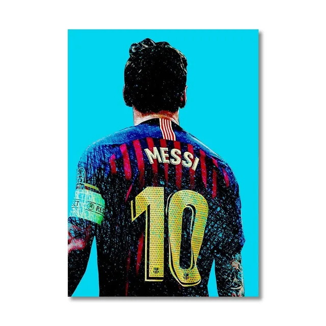 Un núcleo pintado únicamente, sin marco.