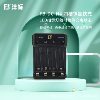 Fengbiao Rechargeable Aa: Hibrid akkumulyator batareyaları - 4-slot-smart-fast-charging-n4