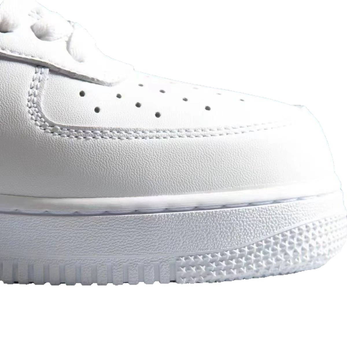 Кроссовки Nike Air Force 1, кожаные белые кеды, доска, плюс размер