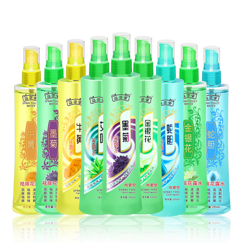 Anti-mosquito spray manufacturer wholesale honeysuckle flower dew water to remove prickly heat and prevent prickly heat, mugwort bezoar anti-mosquito water