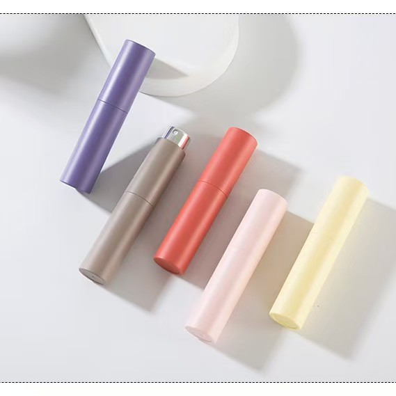 スポット回転香水ボトル 5ml10mlABS 2 セクション香水ボトルガラススプレーボトルマカロンカラー|undefined
