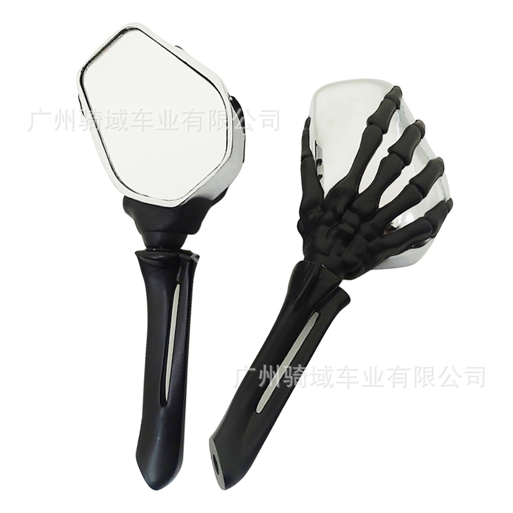 Wholesale Harley Skull Hand Sports Bike Street Bike Modified Rearview Mirrors Motorcycle Accessories Reversing Mirrors Motorcycle Mirrors