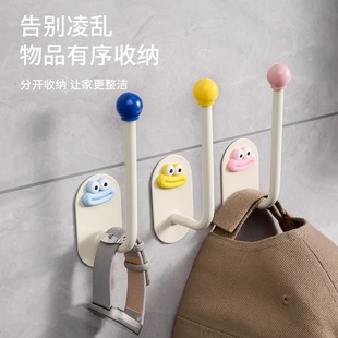 Dopamine bathroom hook without punching and strong load-bearing adhesive door with marks and no marks on the bathroom hairpin sticky hook