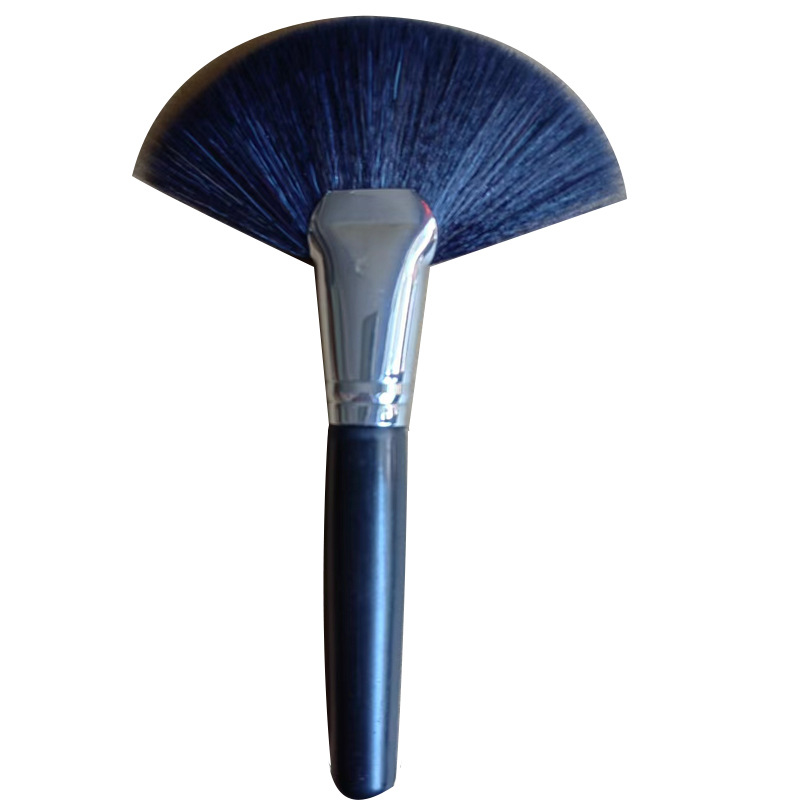 Barber Shop en forma de abanico cepillo de pelo en polvo excedente cepillo de maquillaje suministros de peluquería cepillo de pelo suave herramientas de peluquería en stock