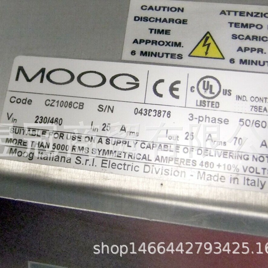全新原装进口MOOG 驱动器 DS2000 CZ1006CB 顺丰包邮原装议价顺丰
