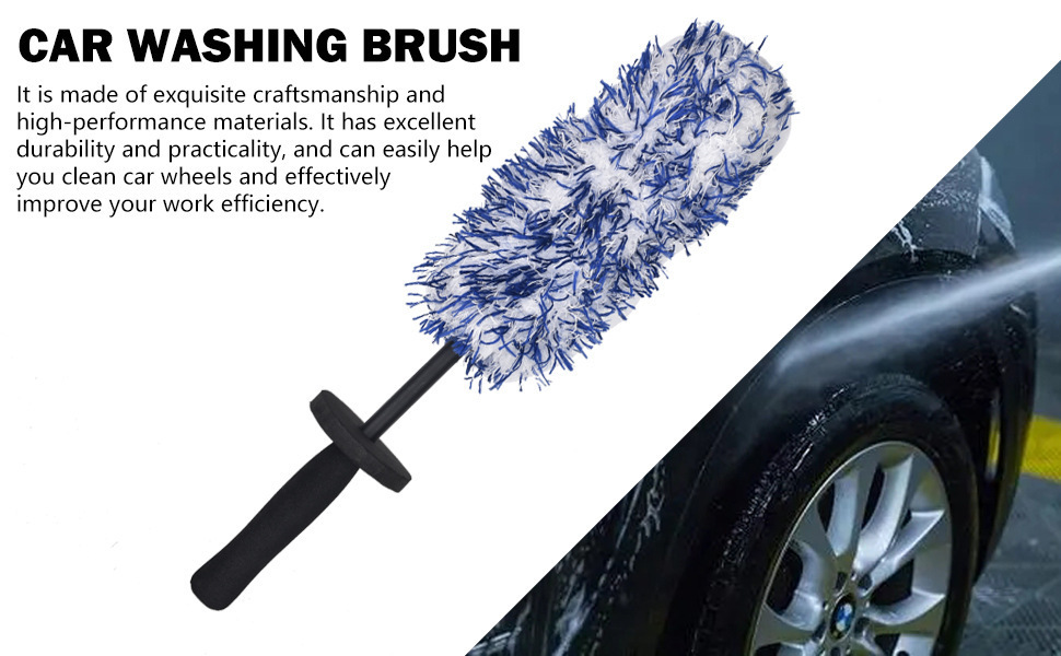 Car Brush Beauty Car Wash Maintenance Tool Wheel Brush Car Dust Removal Cleaning Supplies Duster Car Tire Brush