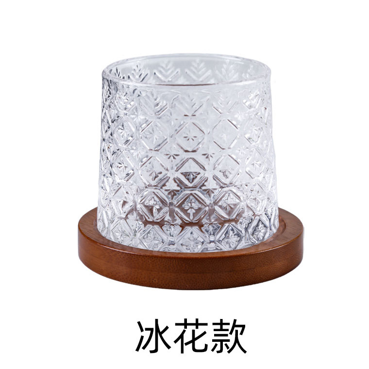 Copa de vino creativa con forma de trompo, vaso de whisky, vaso de cerveza, vaso de bebida estilo vaso grueso y único.