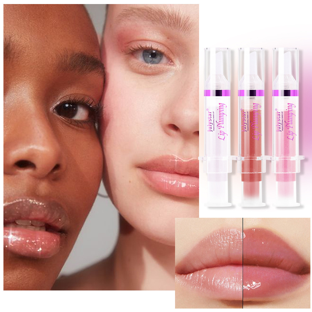 Julystar Pearl Lip Gloss Brightening Lip Gloss that is not easily stained with water, lustrous and pouty lip gloss undefined