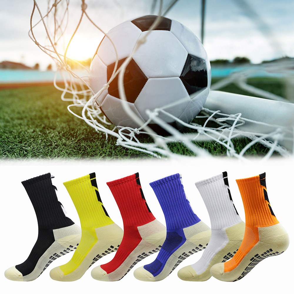 Cross-Border Arrow Football Socks, Non-Slip Glue Basketball Socks, Towel Bottom Men's Sports Socks, Sweat-Absorbent Breathable Cycling Socks