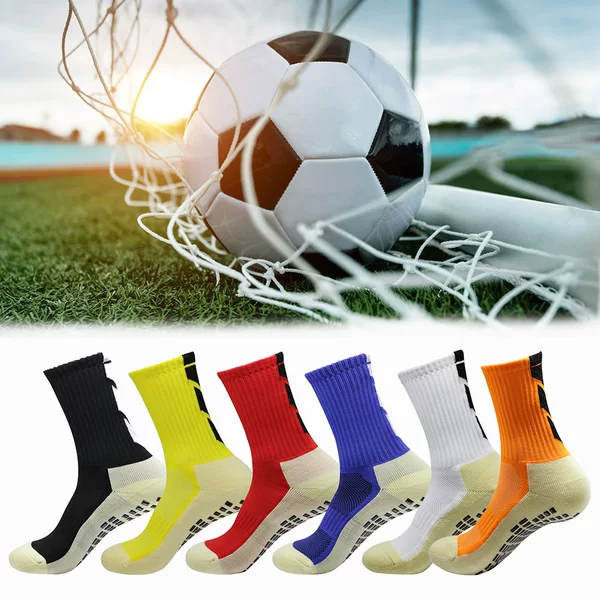 Cross-Border Arrow Football Socks, Non-Slip Glue Basketball Socks, Towel Bottom Men's Sports Socks, Sweat-Absorbent Breathable Cycling Socks