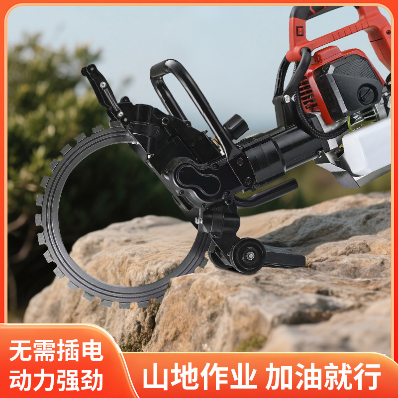 户外汽油动力环锯专用新款切墙机钢筋混凝土石材多功能马路切割机