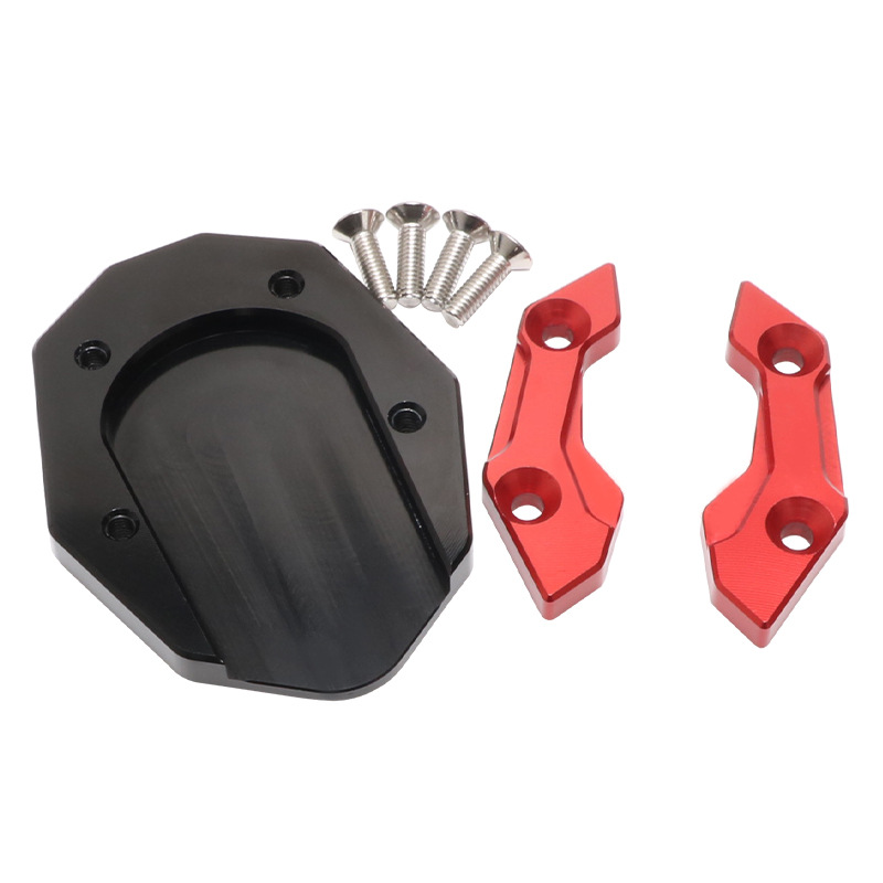 Applicable to Haoge 150 UHR150 Tiger Shark VX125 Modification CNC Enlarged Seat Side Support Enlarged Non-slip Footmat