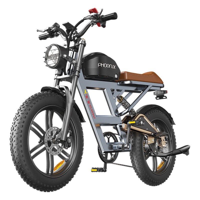 Productos genuinos Phoenix snowmobile montaña multi-amortiguación de aleación de aluminio 1000W batería de coche