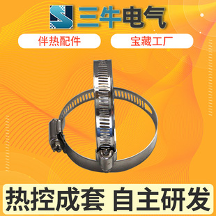 Electric Heating Tape Special 304 Stainless Steel Hose Clamp Clamp Fixed Clamp Heating Tape Complete System Accessories
