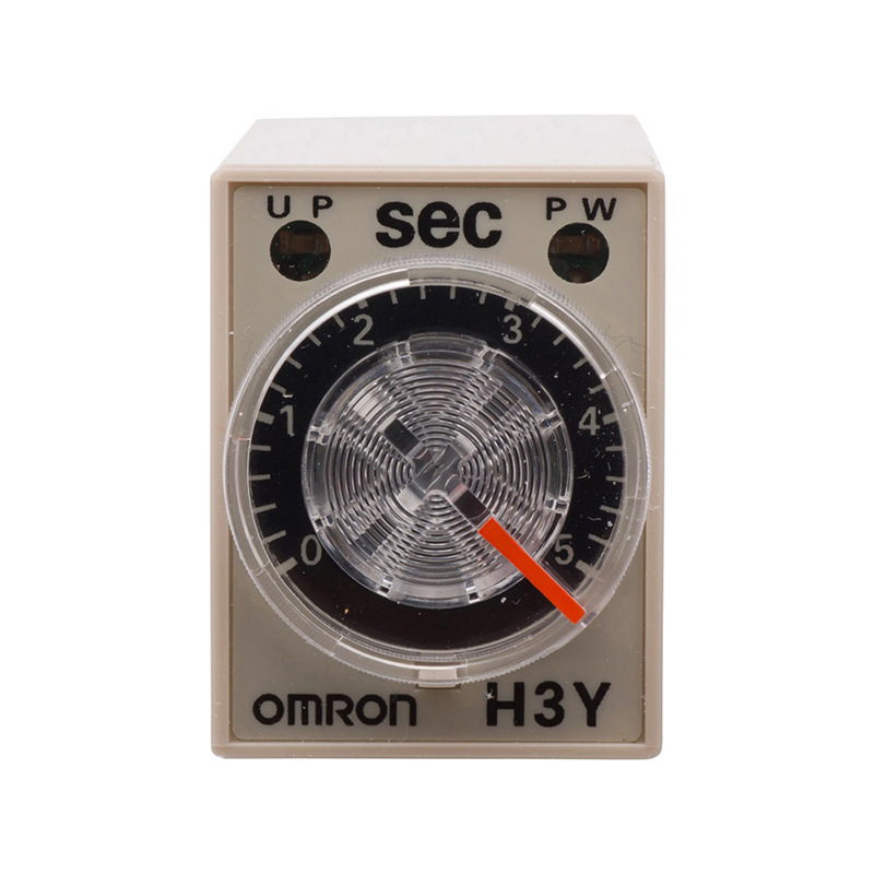 OMRON欧姆龙H3Y-C固态定时器2NO+2NC时间继电器H3Y-2-C AC220V 5S