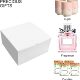in stock 8*8*4 inch gift box white card box Christmas gift box storage decorative box can print logo