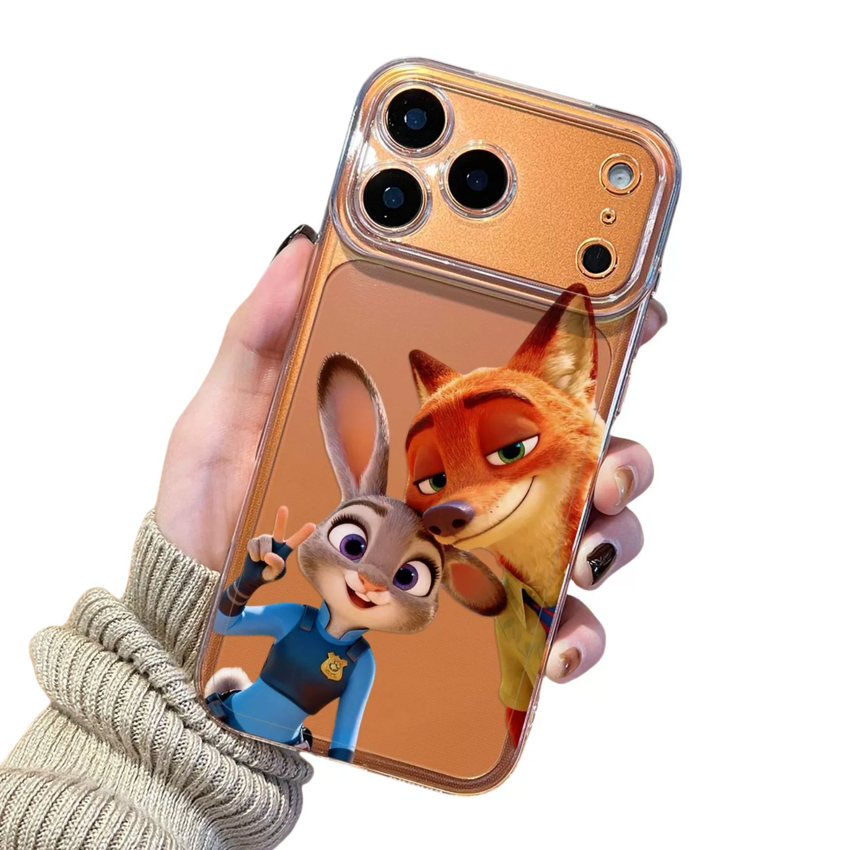 Чехол для Apple iPhone17 / iPhone17 Pro, прозрачный с мультяшным принтом и защитой камеры