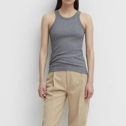 TOT classic women's I-shaped cotton vest multi-color knitted elastic small suspenders European and American style outer wear bottoming top