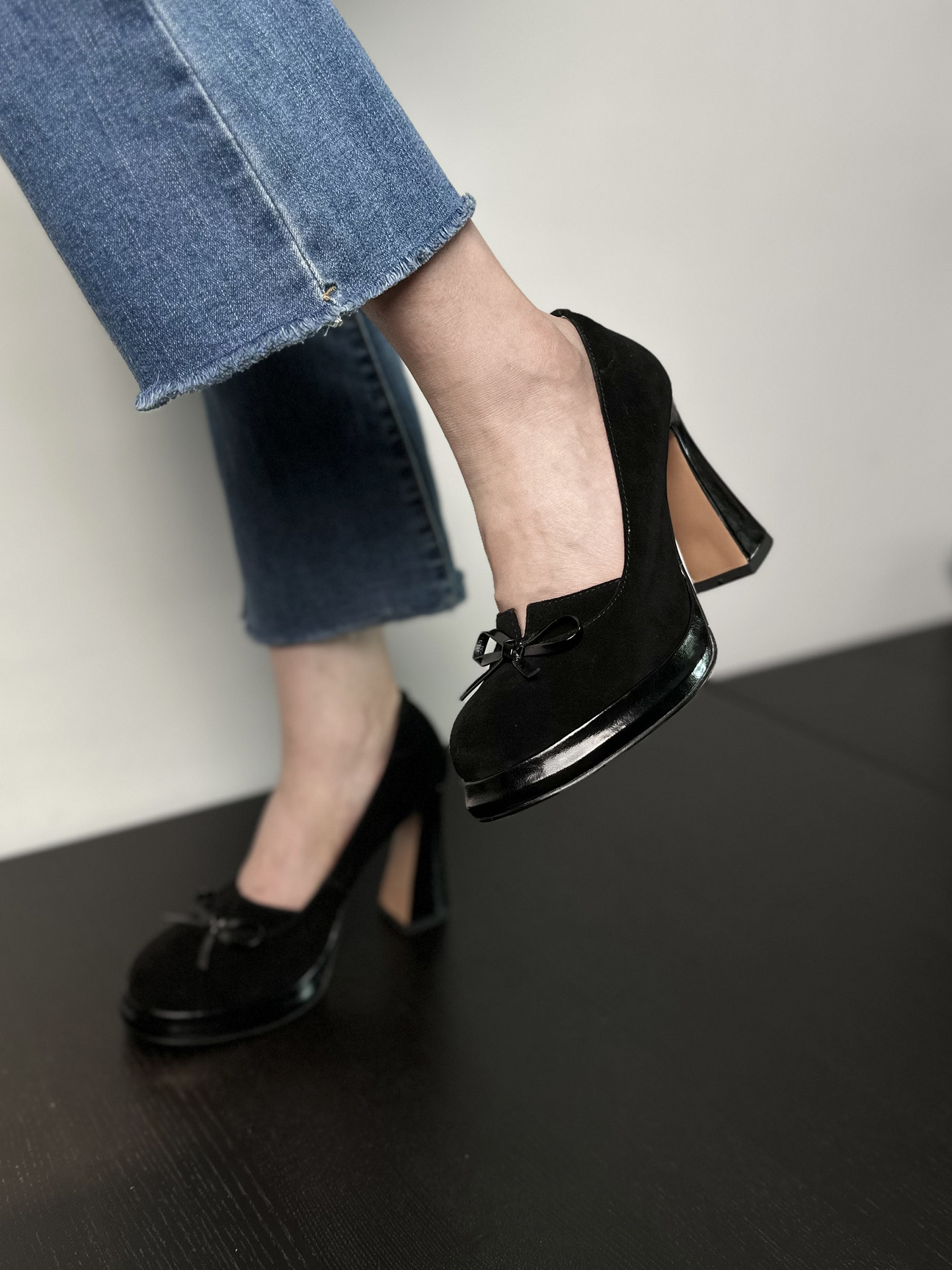 High Heels Damen dicken Absätzen Licht Mund einzelnen Schuhe einfaches Temperament Herbst neue Damenschuhe_voghion.com