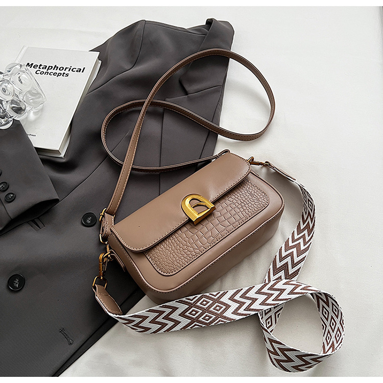 Women's Crossbody Bag Crocodile Pattern Shoulder Bag For Autumn_voghion.com