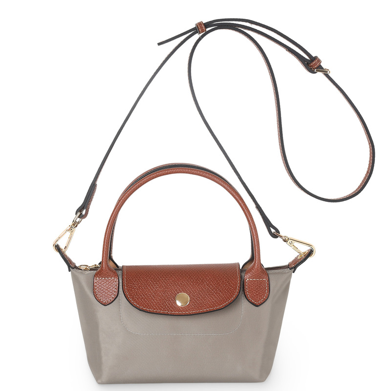 Cross-Border New Women's Double Handle Bag Waterproof Dumpling Bag Casual Trendy Versatile Crossbody Bag Large Capacity Fashion
