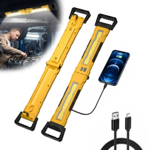 Amazon's new COB work light, high-lumen foldable emergency car inspection light with magnetic attachment and long battery life