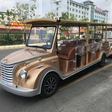 电动燃油14人座电动老爷车 景区游览电瓶观光车