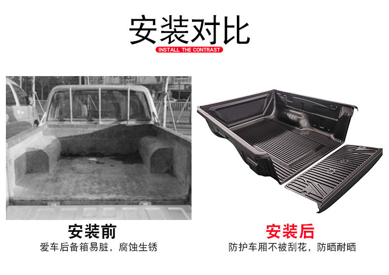 Great Wall Poer Hi4-T Extended Version Cargo Box Protector, Electric Hybrid Version Pickup Truck Rear Box Protector, Special Vehicle Rear Box Mat