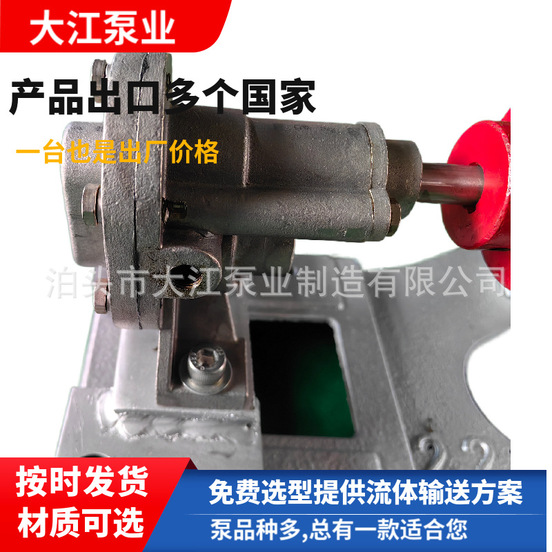 现货2CY-3/2.5不锈钢直齿轮泵 2CY-3/2.5化工不锈钢齿轮泵厂家