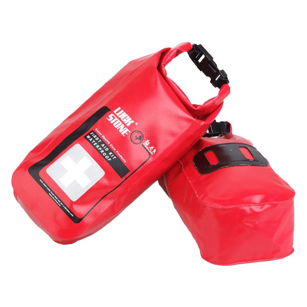 Outdoor Camping Style Emergency Waterproof Bag Pvc First Aid Bag Moisture-Proof Survival Bag Camping Style Adventure Medicine Bottle Cosmetics Bag 2L