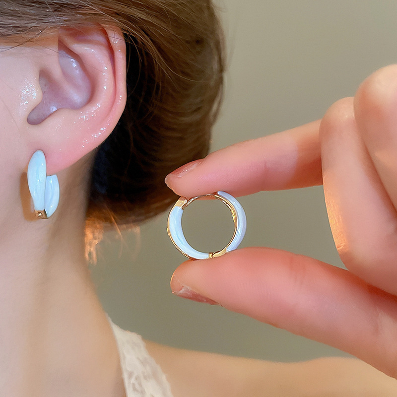 24 # Aguja de plata-oro-azul