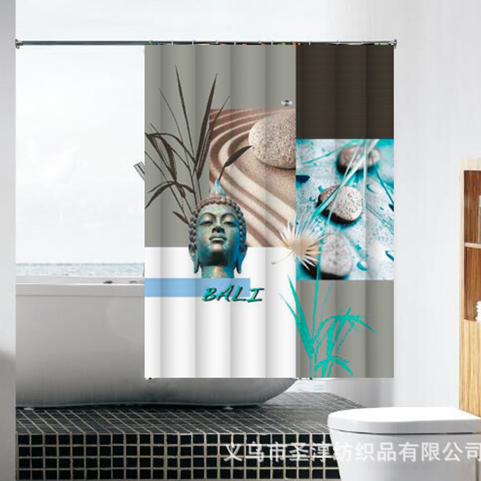 Cortina de puerta decorativa de tela de estilo europeo ins partición de impresión del hogar inodoro media cortina de puerta dormitorio sala de estar doble cortina de puerta abierta