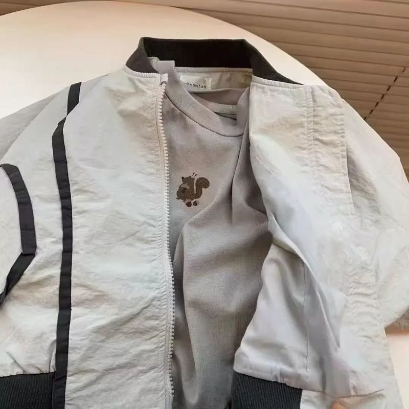 男童夹克衫外套春秋季2025新款韩版儿童宝宝洋气百搭棒球服上衣|undefined