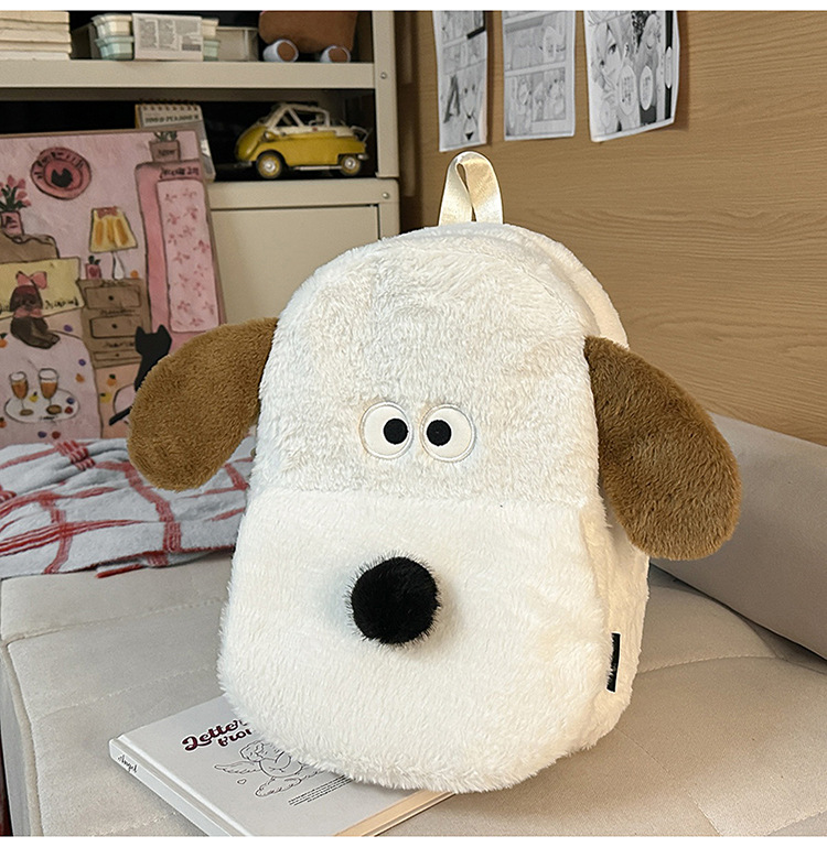 Mochila de peluche de dibujos animados, mochila de peluche de gran capacidad para estudiantes, mochila de clase, 2026 mochila de peluche de niña encantadora
