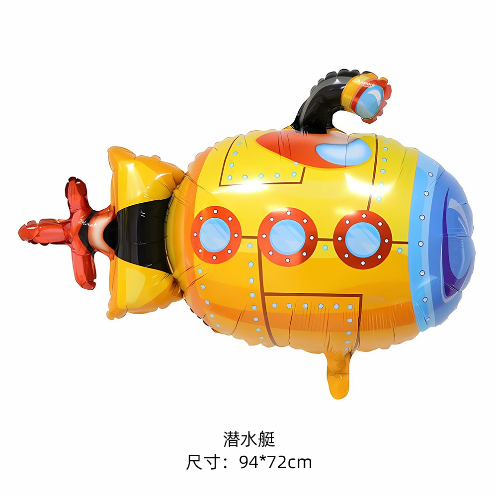Nuevo vehículo de dibujos animados globo de película de aluminio para automóviles feliz cumpleaños lugar decoración de globo de fiesta para niños