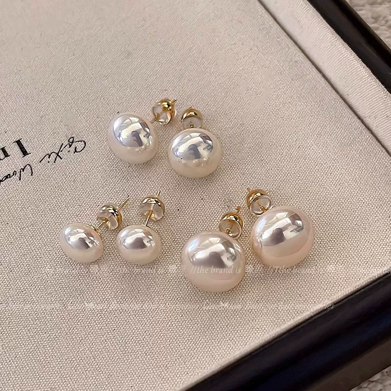 Серьги из жемчуга, серебряная игла, 2024 год, элитные, серебро 925 образец