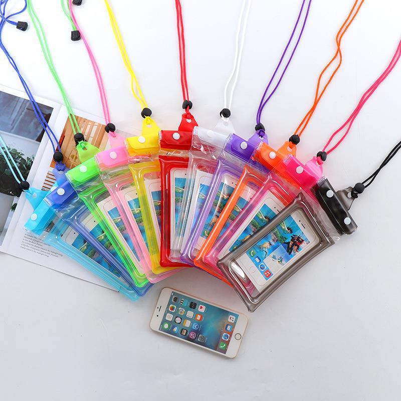 Three-fold thickened PVC sealed floating airbag swimming diving mobile phone protective case transparent touch screen waterproof bag inflatable Three-fold thickened PVC sealed floating airbag swimming diving mobile phone protective case transparent touch screen waterproof bag inflatable