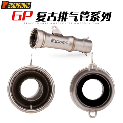 Exhaust pipe, pipe modified NINJA400 race